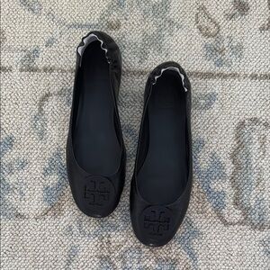 Tory Burch Black Ballet Flats